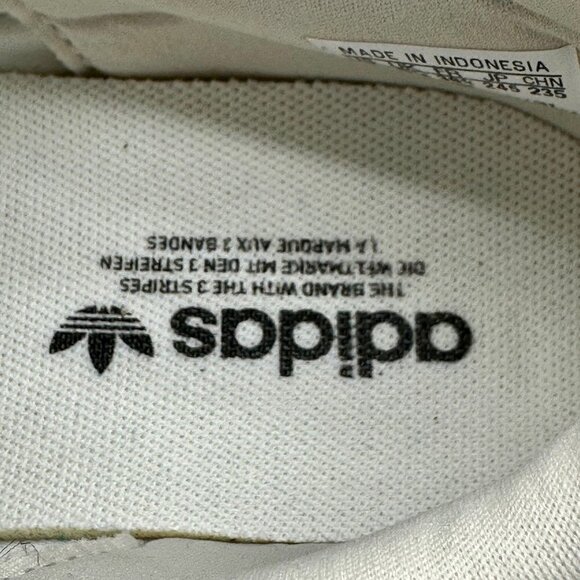 Adidas Swift Run 22 White & Black Animal Print Fashion Sneakers Girls Size 6 - Picture 9 of 10